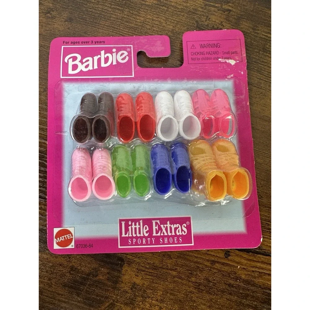 Barbie Little Extras‎ Sporty Shoes Mattel 1998 Sealed